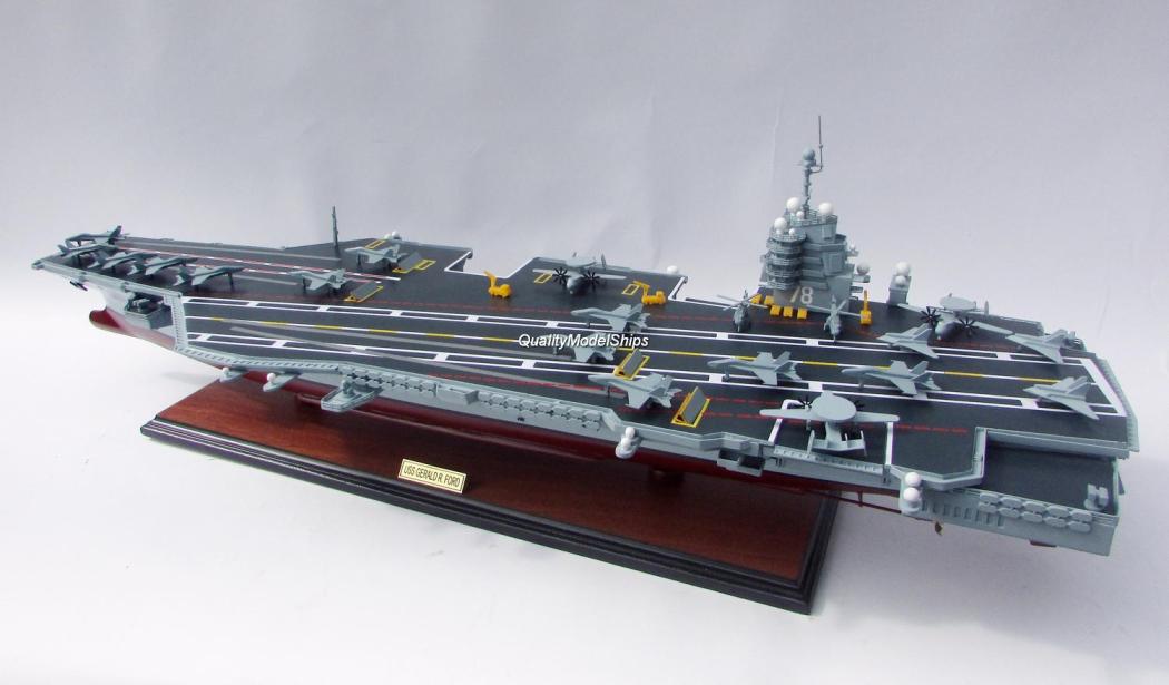 1:350 Uss Gerald Ford Cvn-78 Aircraft Carrier Model Kit, 41% Off