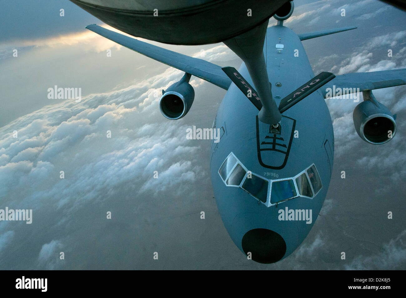 A Kc 10 Extender Refueling Aircraft From Travis Air Force Base Ca