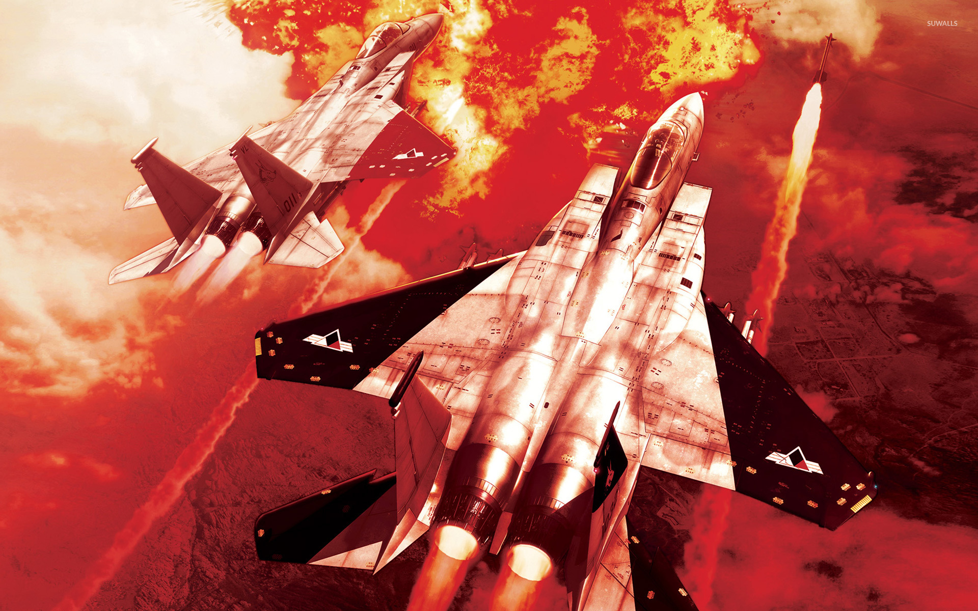 Ace Combat Zero Final Mission Recreation F 15 Shoots Perfectly Down Su