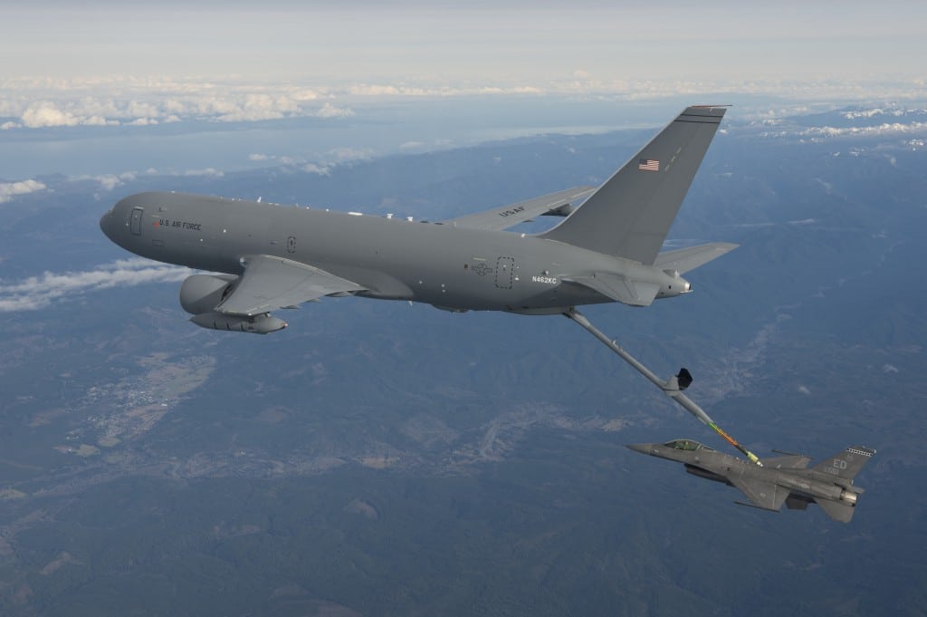 Air Force Boeing Perform First Kc 46A Refueling Flight Defense Daily