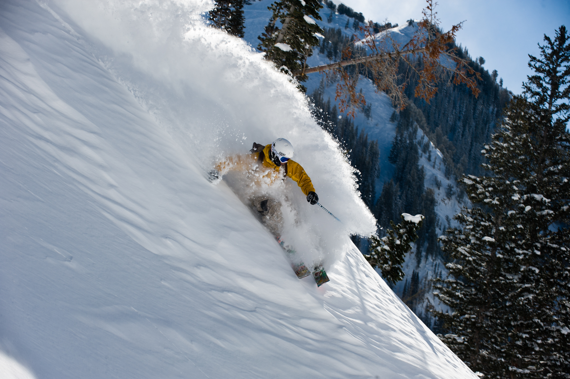 Backcountry Skiing At Devil S Castle Area Alta Ski Area Utah Youtube