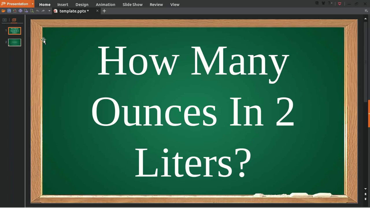 Convert Ounces To Liters Youtube