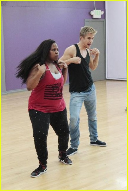 Derek Hough And Amber Riley