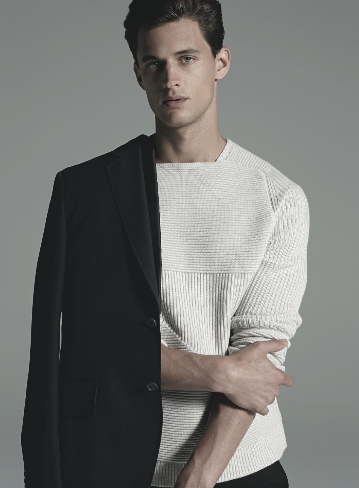 Garrett Neff Shows His Dark Side For Details The Fashionisto