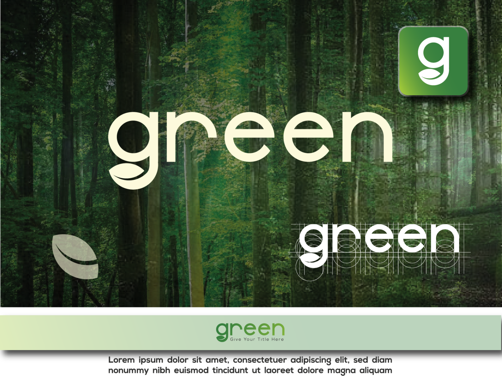 Green Word Mark Logo Design By Md Nurnabi Rahman Rabin On Dribbble