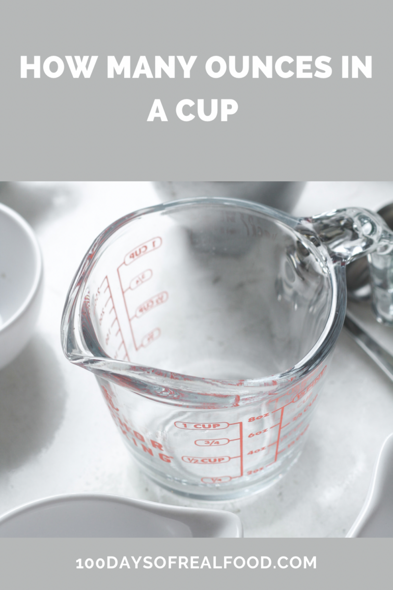 How Many Ounces In A Cup Dry And Liquid Measurements 100 Days Of