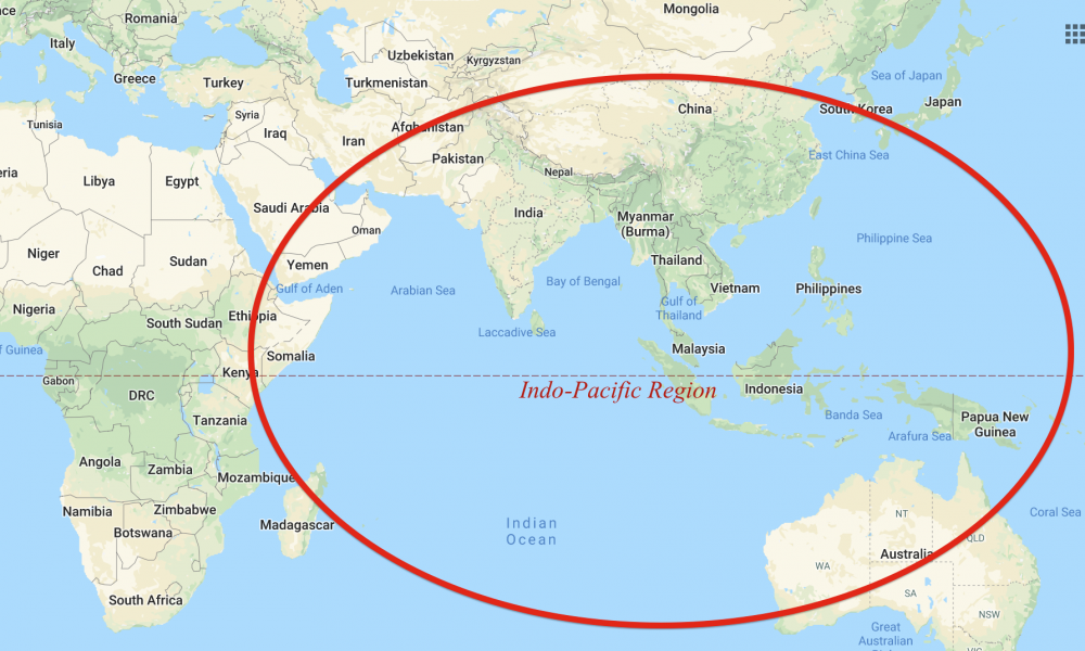 Indo Pacific Domination Of The Us And China S Response The Authentic Post