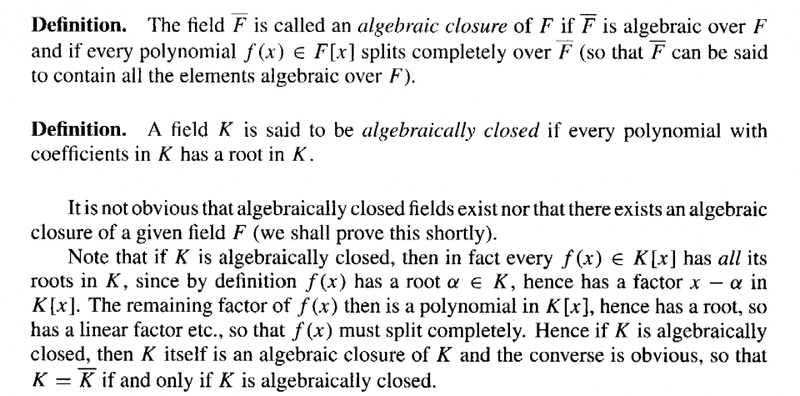 Is Zp Algebraically Closed?