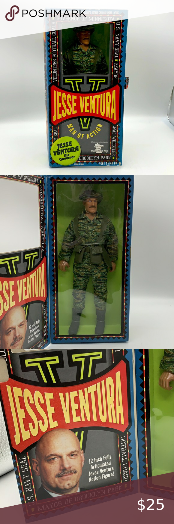 Jesse Ventura Man Of Action Navy Seal Doll Navy Seals Man Navy