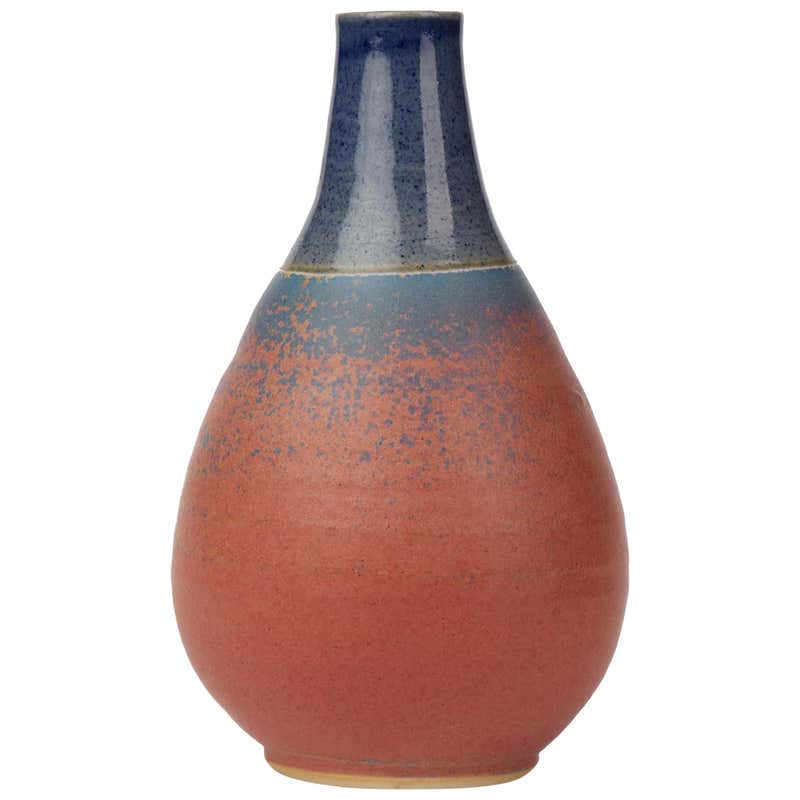 John Vasey St Agnes Studio Pottery Glazed Bottle Vase At 1Stdibs St Agnes Pottery John Vasey