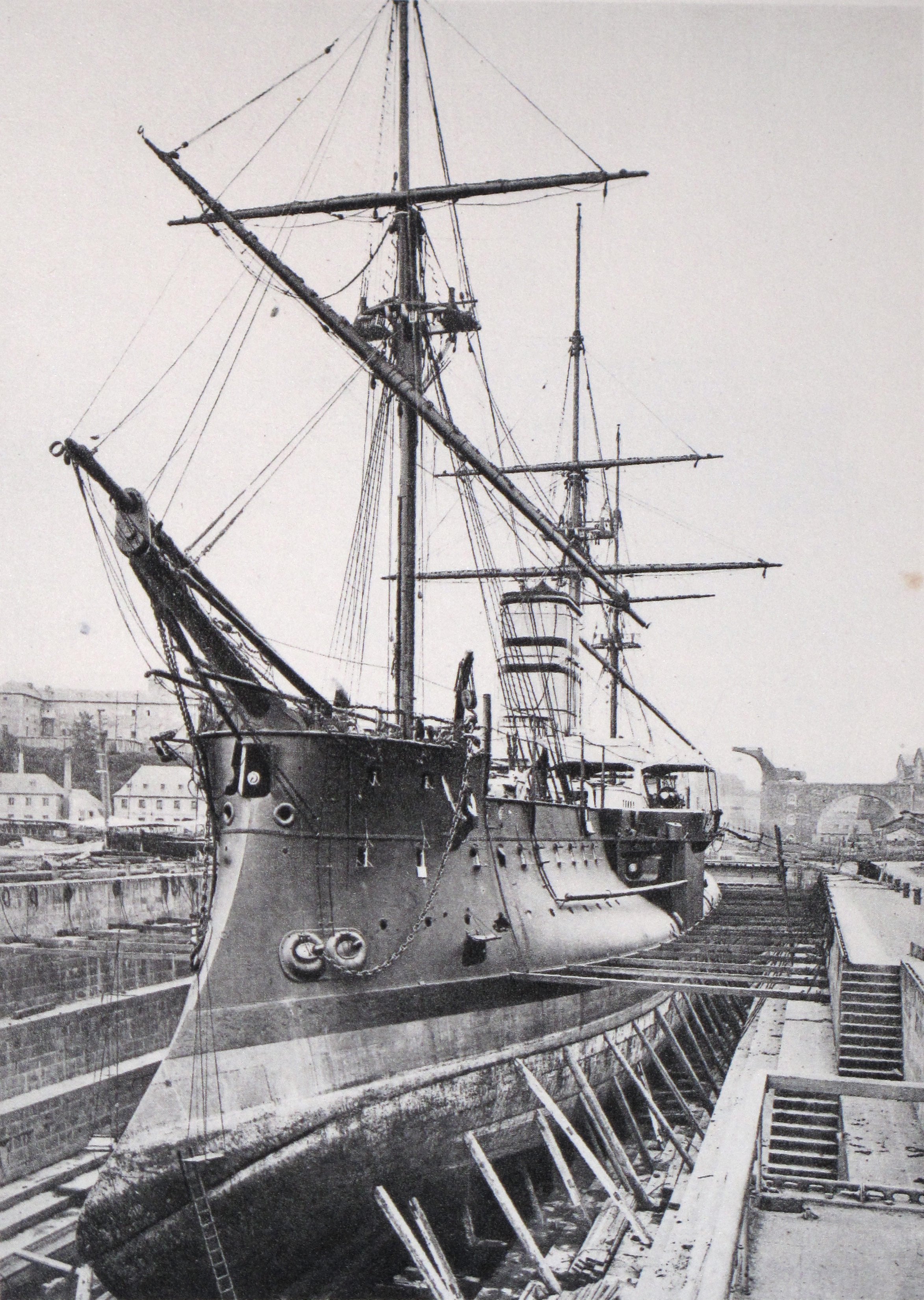 Le Redoutable 1876 The First Warship To Be Built With An All Steel