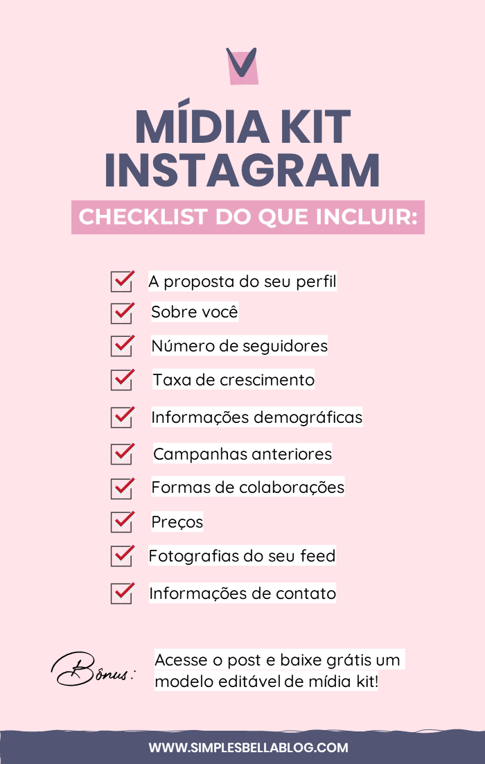 M Dia Kit Para Instagram Baixe Gr Tis Midia Kit M Dia Kit