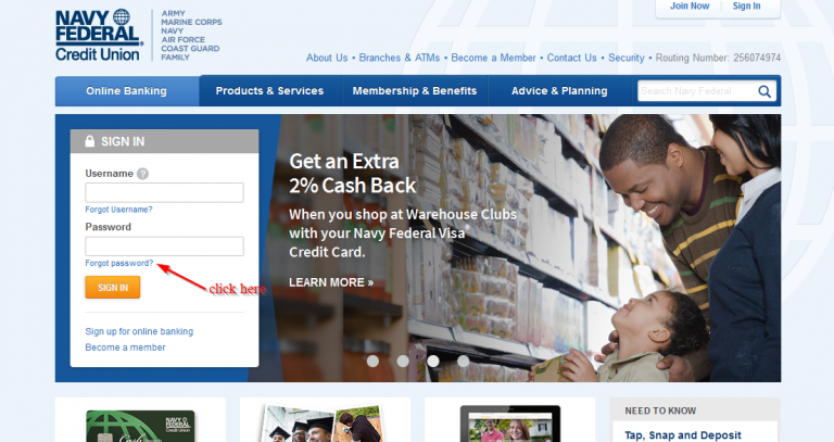 Navy Federal Credit Union Login