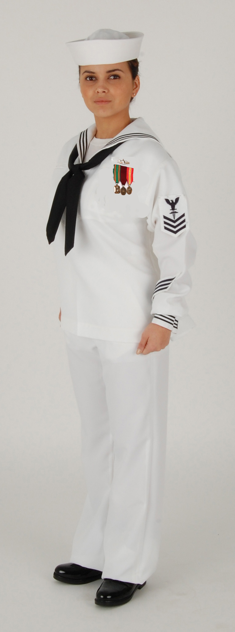 Navy Uniforms Navy Enlisted Dress White Uniform