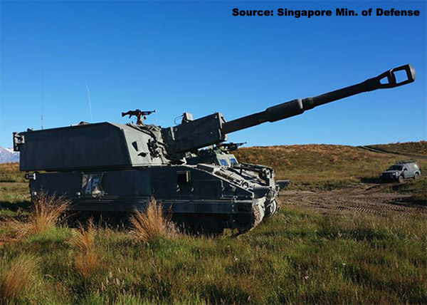 Primus 155 Mm Self Propelled Howitzer Singapore Military Singapore