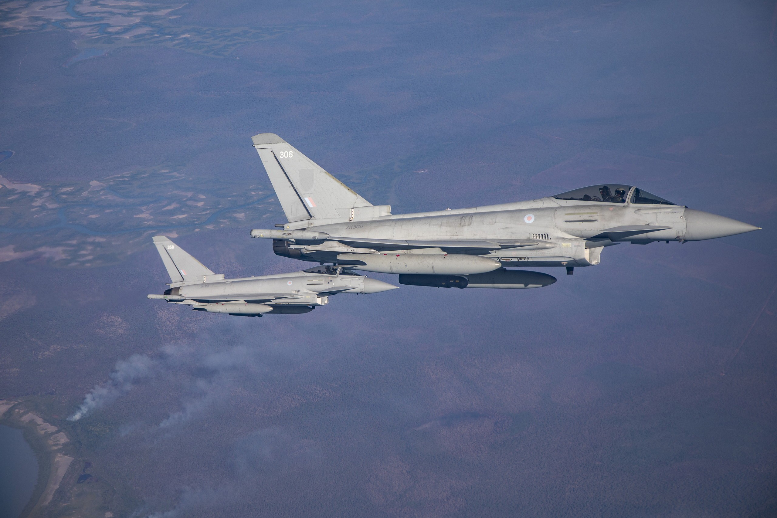 Royal Air Force Jets Prove That They Can Be Deployed Fast At Long Range