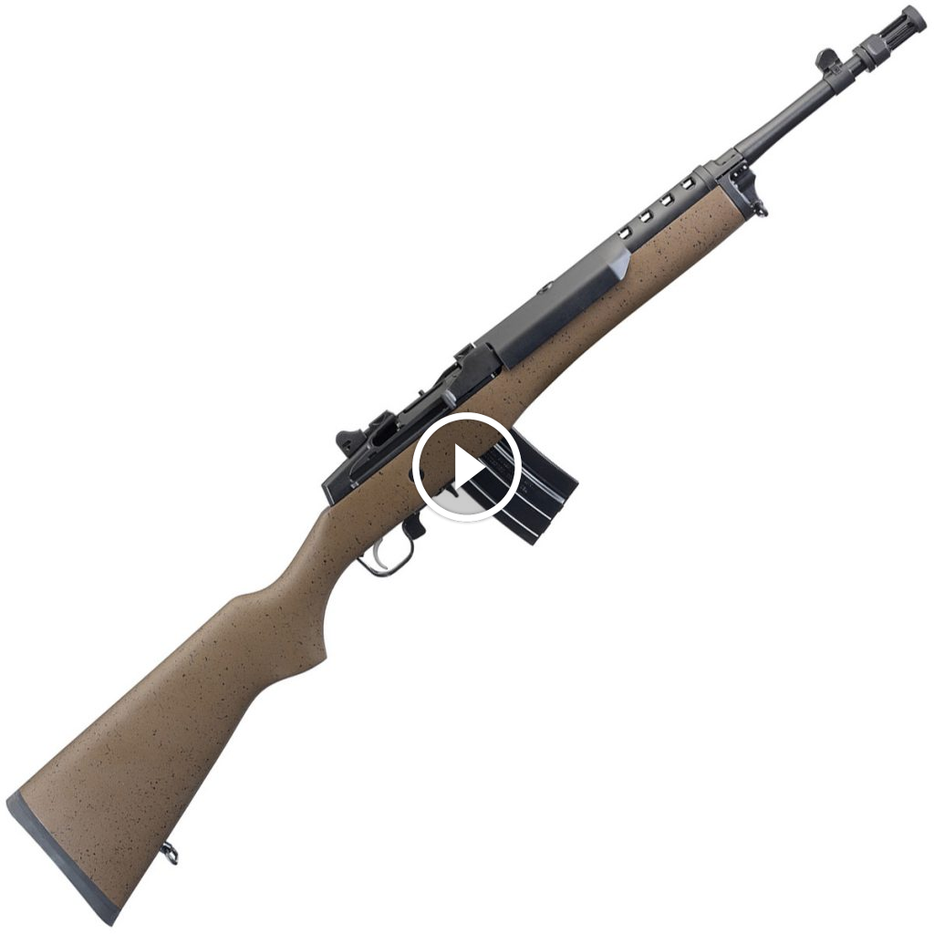 Ruger Mini 14 Tactical 5 56Mm Nato 16 12In Brown Black Semi Automatic