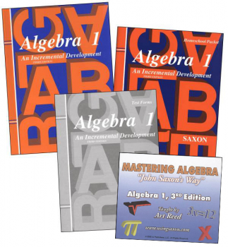 Saxon Algebra 1 And Mastering Algebra Dvd Package Rainbow Resource