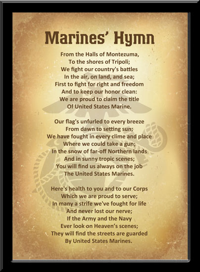 Songs Of The U S Marine Corps United States Marines Amp 39 Hymn Youtube