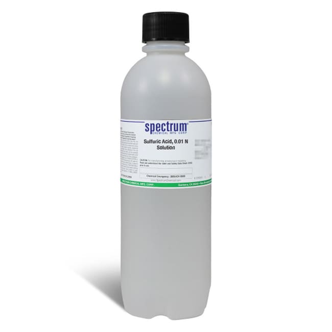 Sulfuric Acid 0 01 N Solution Spectrum Chemical Quantity 500 Ml