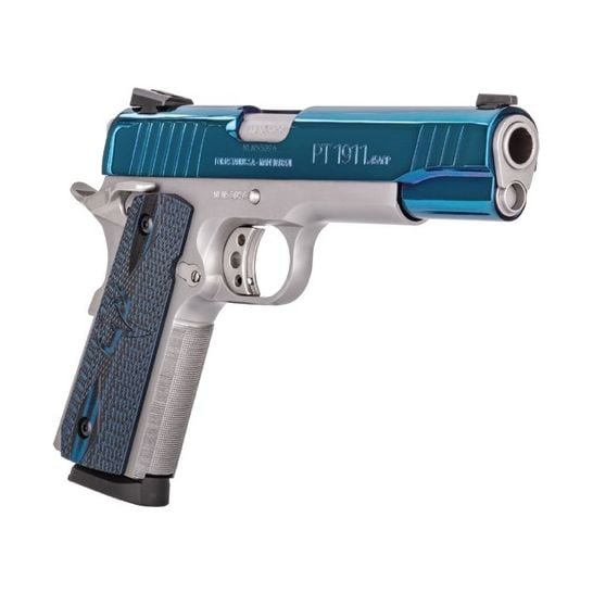 Taurus Pt 1911 45 Acp Stainless Steel Blue Pistol Palmetto State