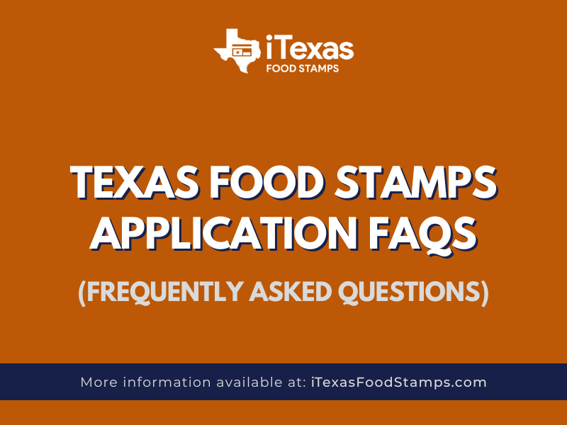 Texas Food Stamps Application Faqs Texas Food Stamps