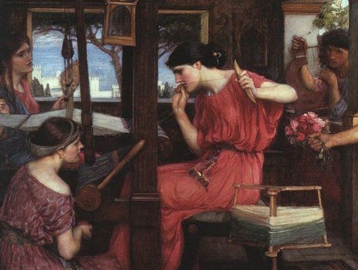 The Odyssey Penelope Weaving