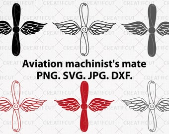 United States Navy Aviation Machinists Mate Rating Badge Svg Etsy