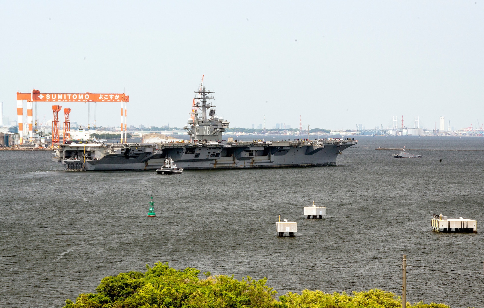 Uss Ronald Reagan Departs For Sea Trials Aerotech News Review