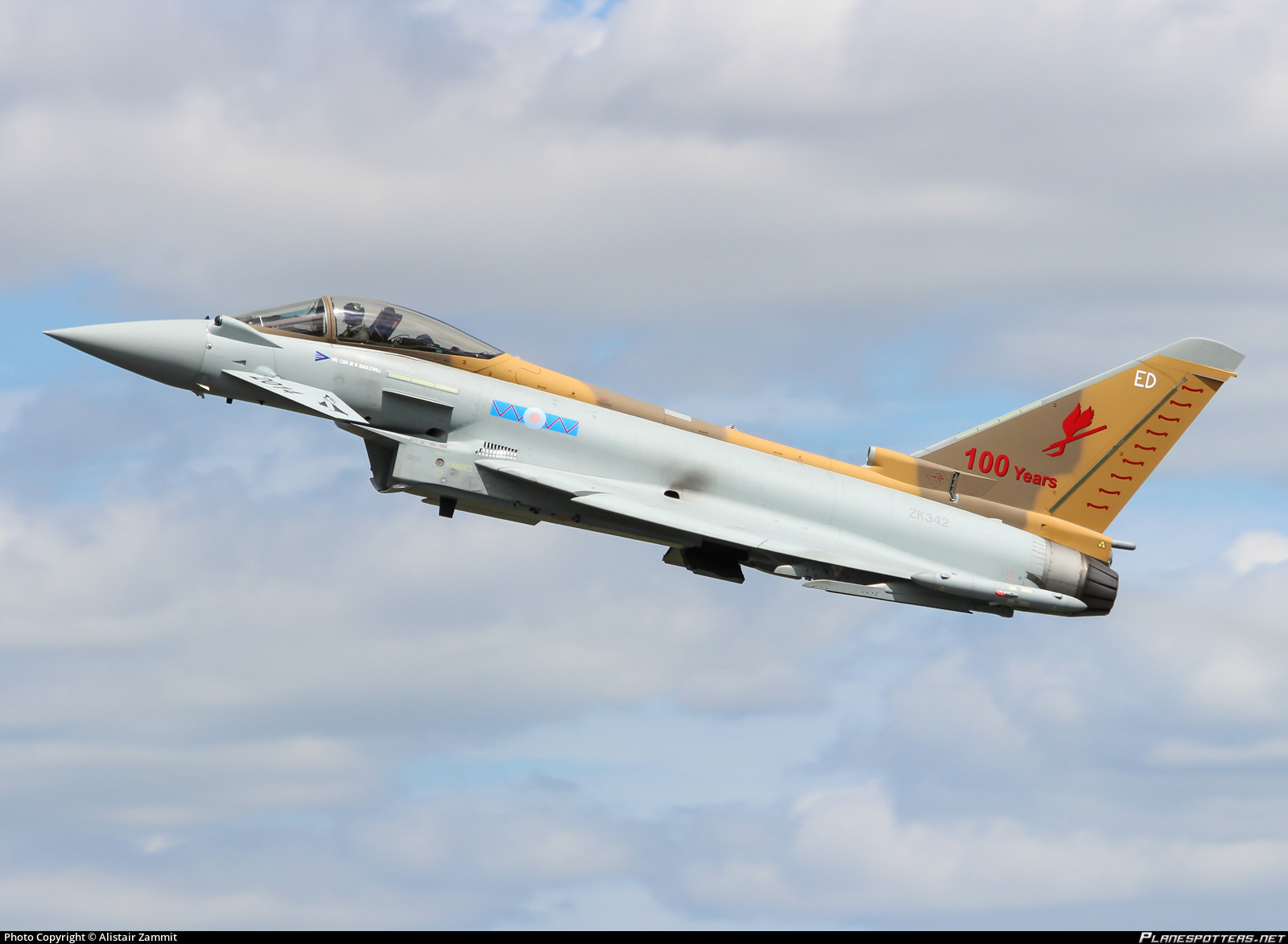 Zk346 Royal Air Force Eurofighter Typhoon Fgr 4 At Lossiemouth