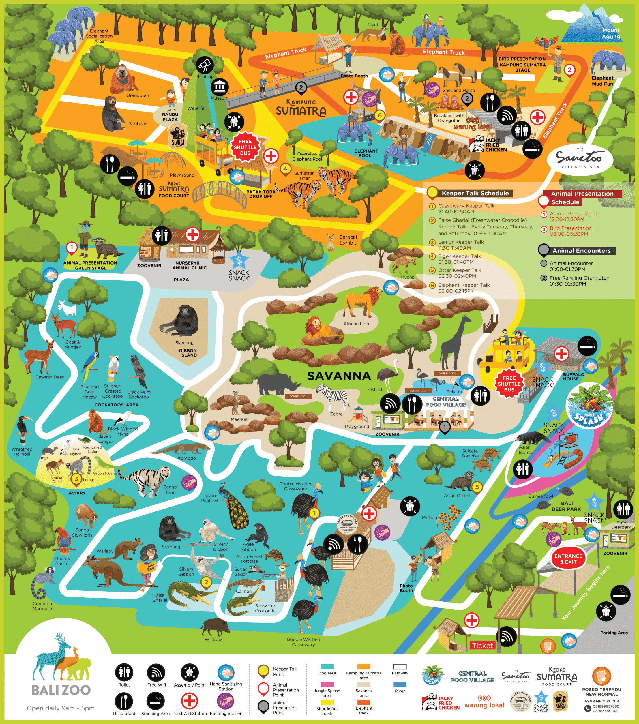 Zoo Map Virginia Zoo